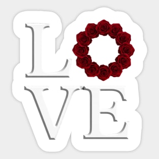 Celebrate Love with Roses Special Edition LOVE Sticker